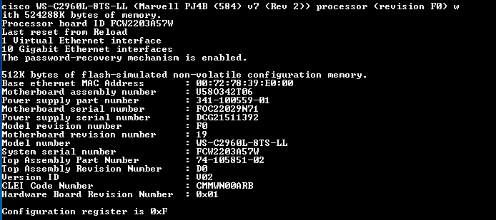 Cisco WS-C2960L-8TS-LL | 8-Port GigE 10/100/1000 Managed Switch %