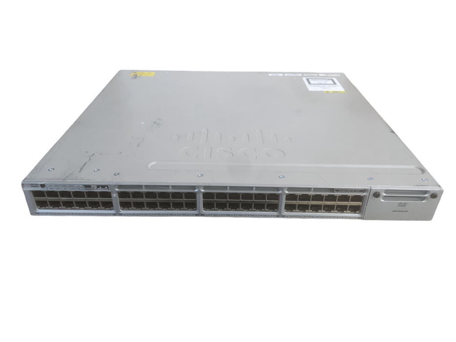 Cisco WS-C3850-48P-S V06 | 48-Port Gigabit PoE Switch | 1x 715w PSU Q