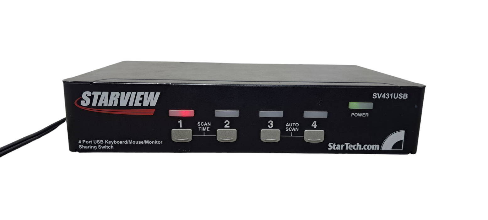 StarTech 4-Port KVM Switch- SV431USB