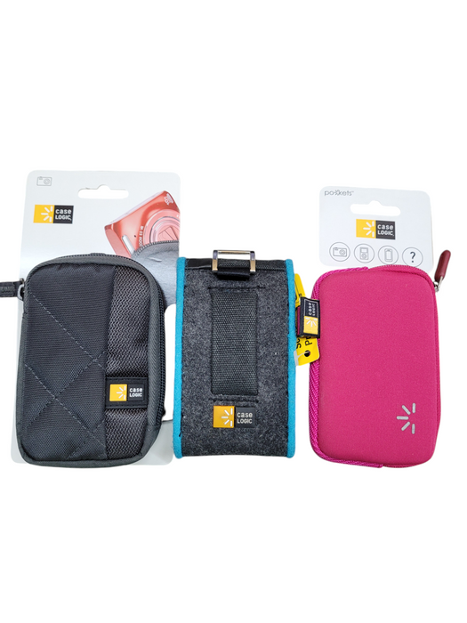 LOT of 17x Case Logic Camera Cases, Straps & Accessories & KODAK,