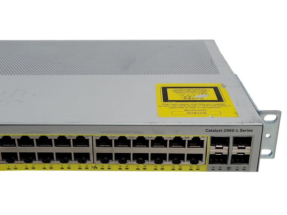 Cisco Catalyst WS-C2960L-24PS-LL 2960-L Gigabit PoE Network Switch Q_