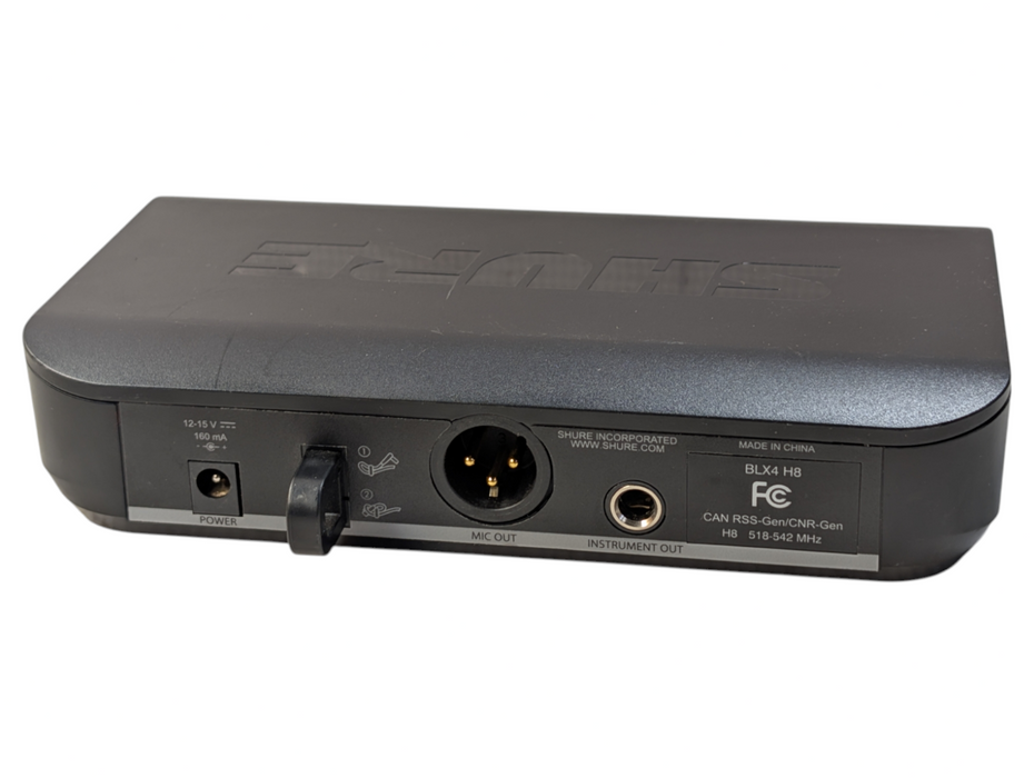 SHURE BLX4 Wireless Microphone Receiver H8 518-532MHz Q-