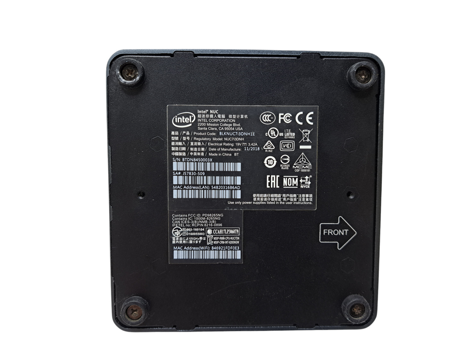 Intel NUC BLKNUC7i3DNH1E Mini PC | i3-7100U, 8GB RAM, 128GB SSD )