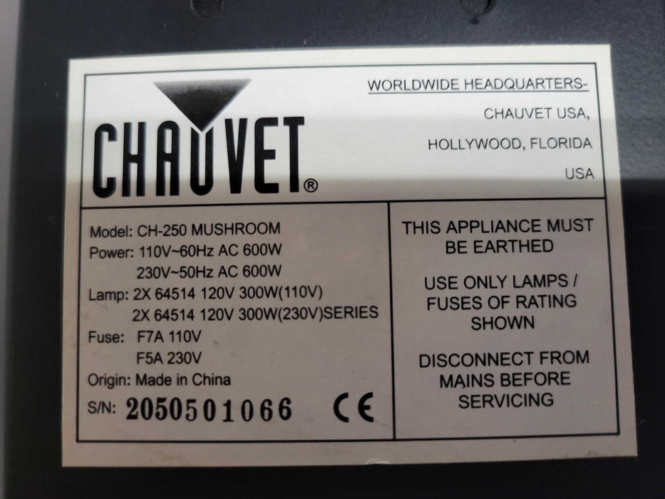 Chauvet CH-250 Mushroom classic plug-and-play LED effect light  _