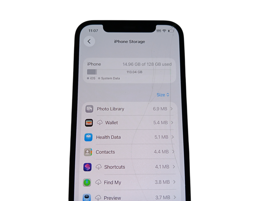 Apple iPhone 12 - 128GB - Black [A2402] Read