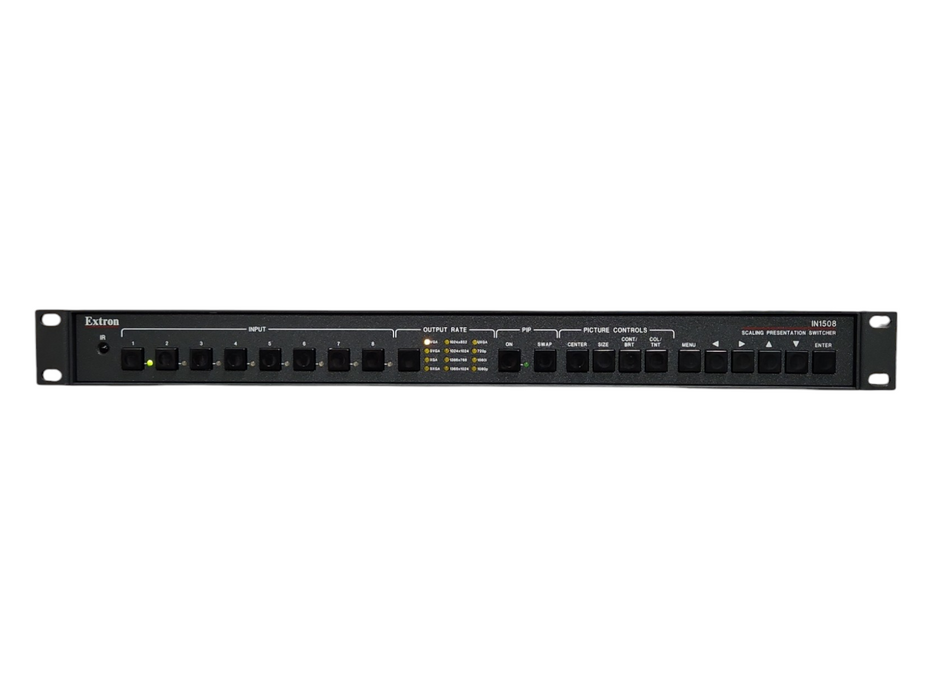 Extron IN1508 Scaling Presentation Switcher w/ Rack Mounts