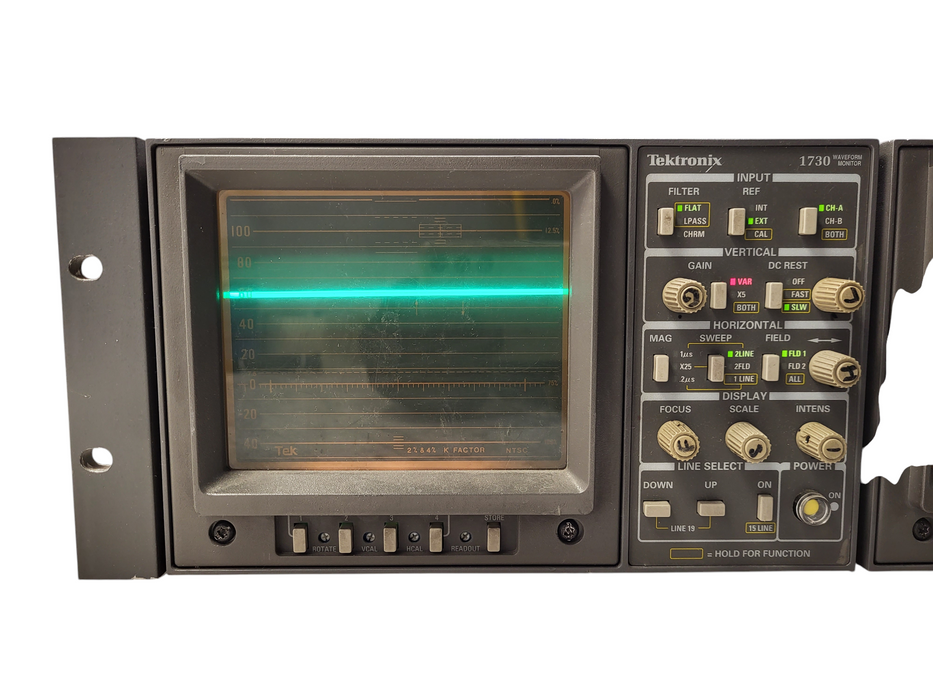 Tektronix 1730 Waveform Monitor & 1720 Vectorscope READ $