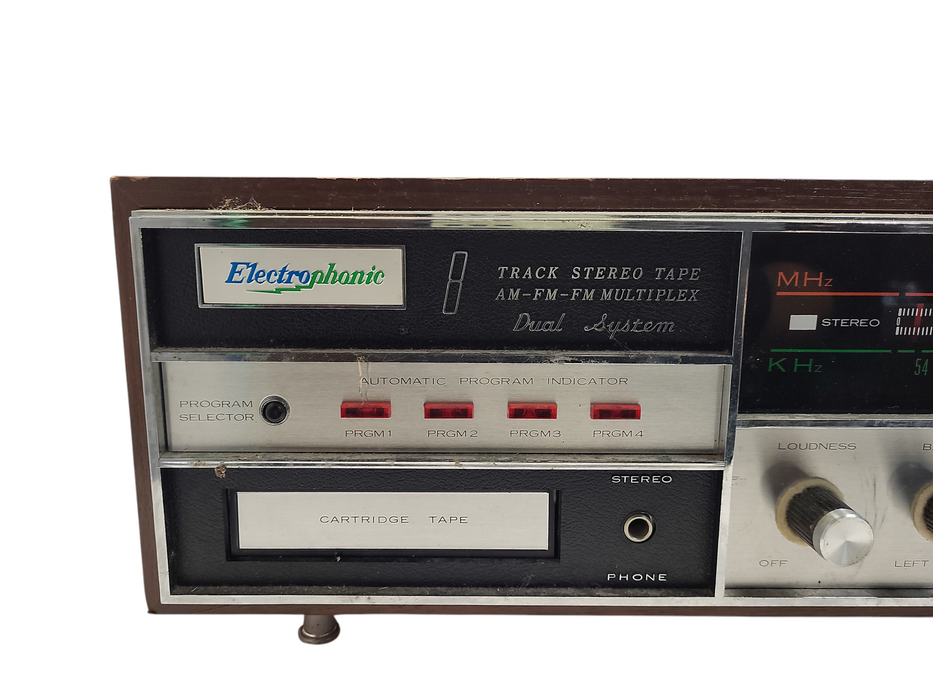 Vintage Electrophonic Receiver 8 track player T 255 READ $