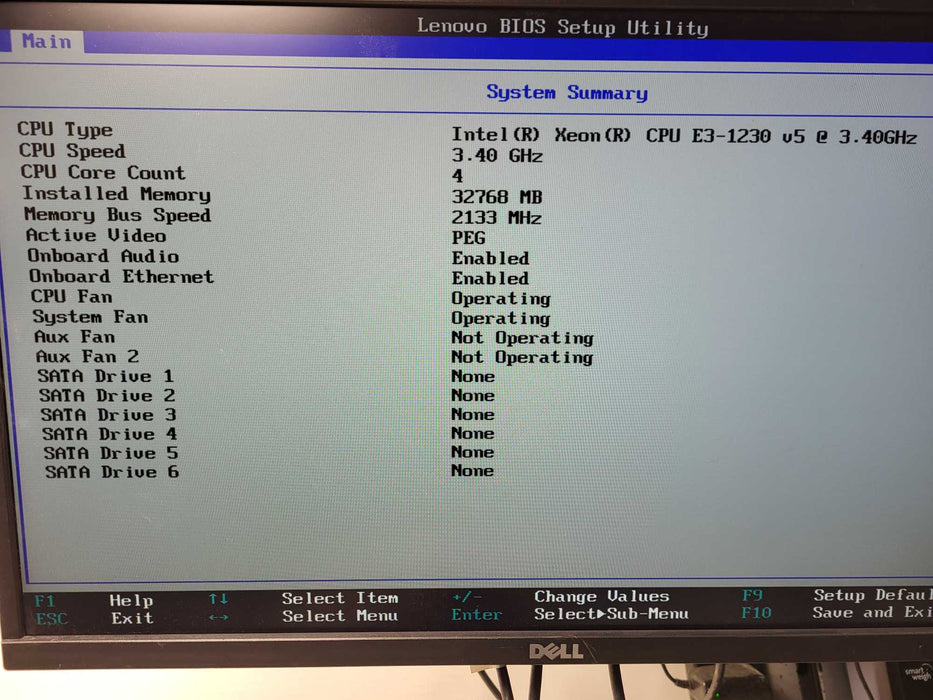 Lenovo ThinkStation P310 Xeon E3-1230 v5 3.4GHz 32GB DDR4 M2000 GPU $