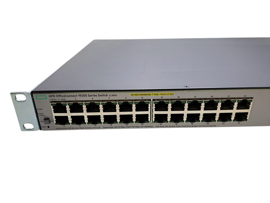 HPE OfficeConnect 1920s JL385A | 24 Port Gigabit PoE+ Network Switch