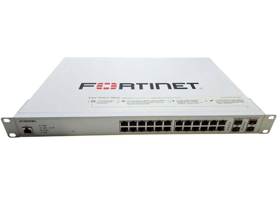 Fortinet FortiSwitch FS-224D-FPOE Layer 2/3 Switch PoE+ 370W 24x GE Port SFP+