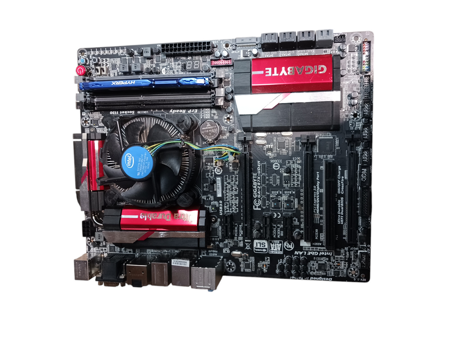 Gigabyte GZ-Z87X-UD4H Motherboard Intel i5-4670K CPU 8GB DDR3 w/ I/O Shield