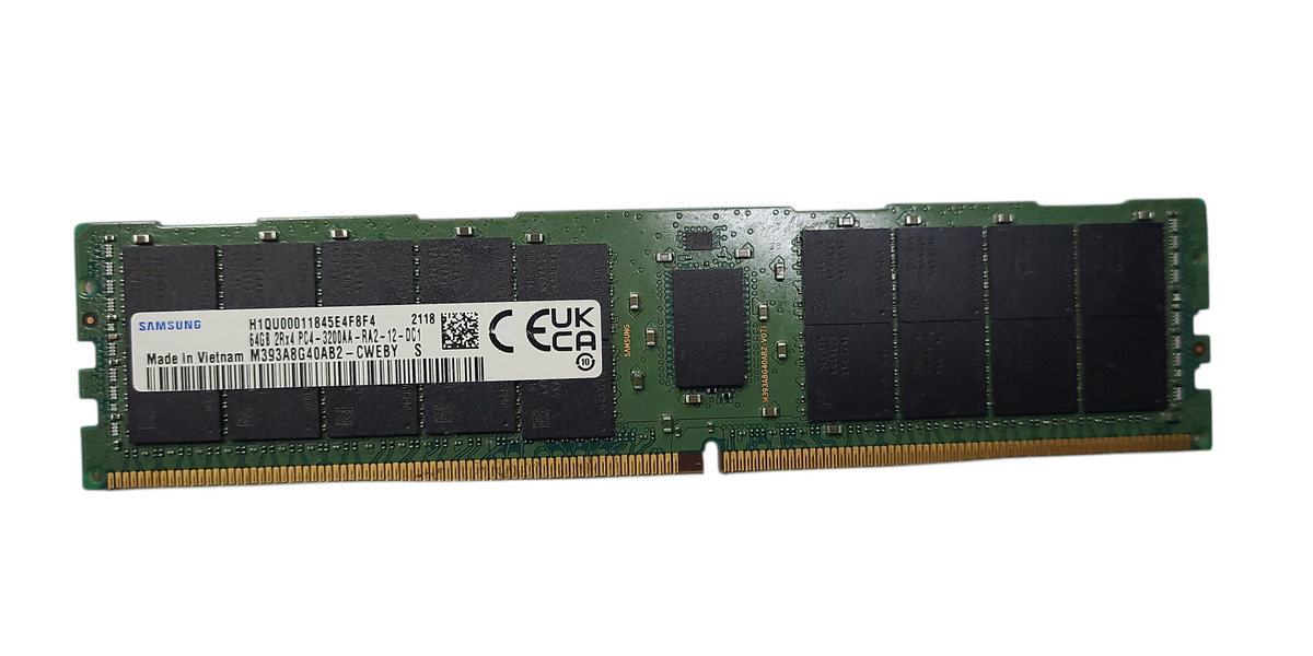 Samsung 64GB DDR4-3200AA 2Rx4 ECC RDIMM Server Memory READ Q