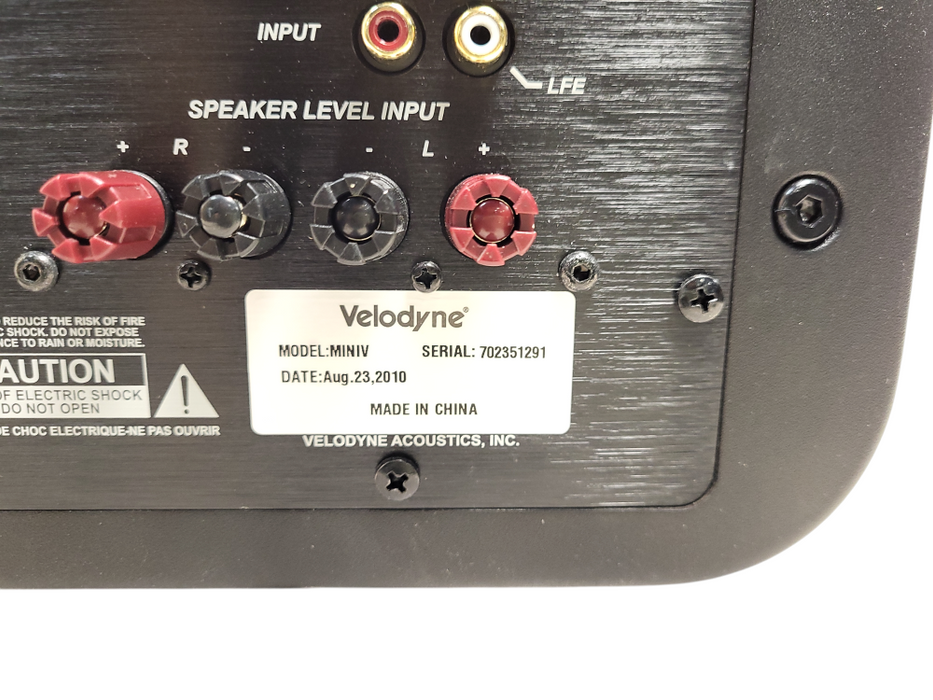Velodyne MiniVee Subwoofer Plate Amplifier 1000 Watts READ $