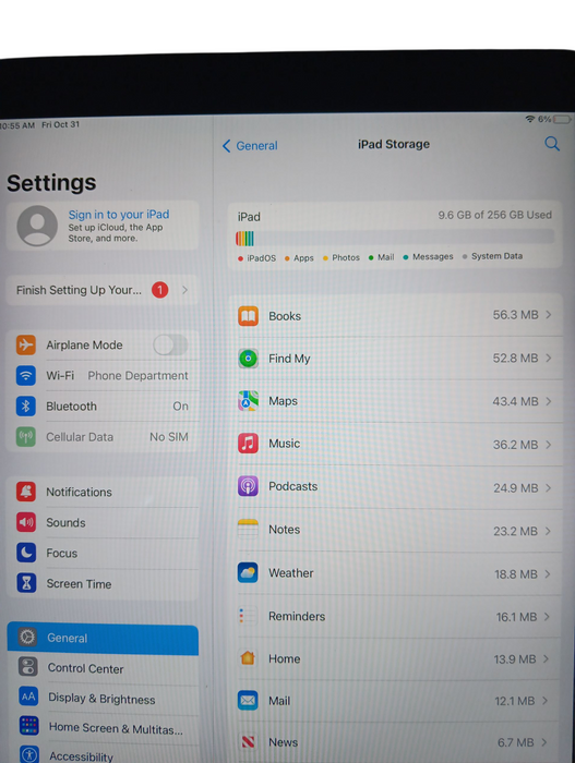 Apple iPad Pro 10.5" - 256GB - Space Gray [A1709]