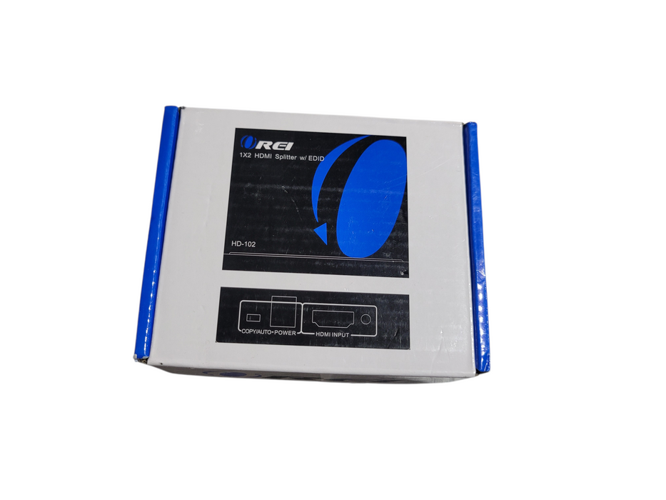 Orei - 4K@30Hz 1x2 HDMI™ Splitter-HD-102 - Black Q