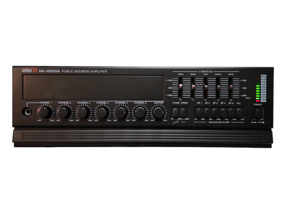 Inter-M AEI Rediffusion Proamp 120 PA-4000A Public Address Amplifier, READ