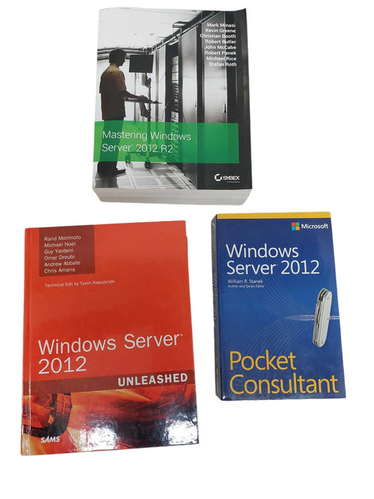 Bundle of 3 Windows Server 2012 Books  =