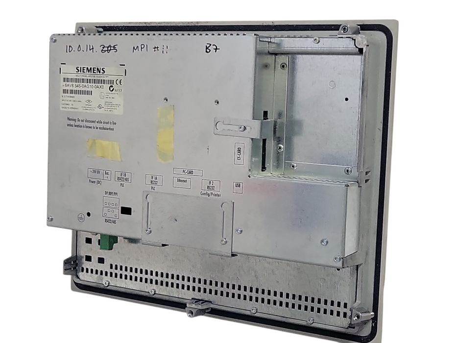 SIEMENS 6AV6 545-0AG10-0AX0 Simatic Multi Touch Panel MP270B Touch-10 TFT Q_