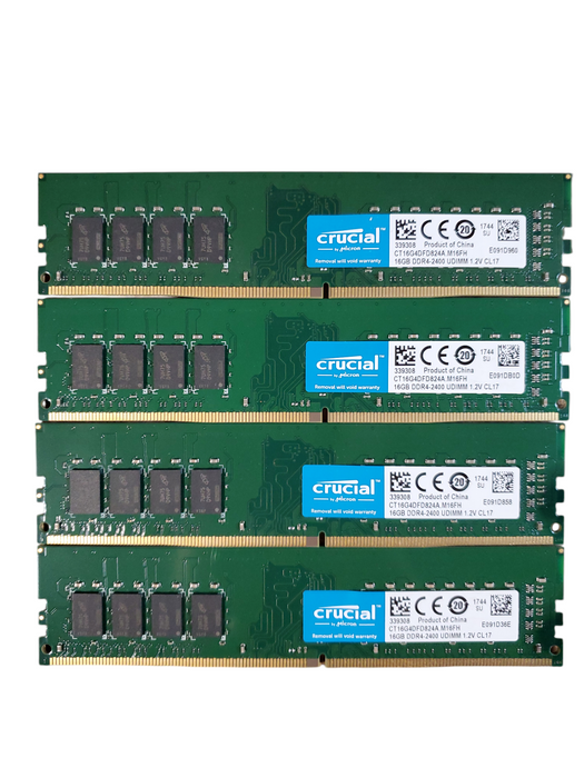 Crucial 16GB DDR4-2400 UDIMM CT16G4DFD824A.M16FH Desktop Memory Q