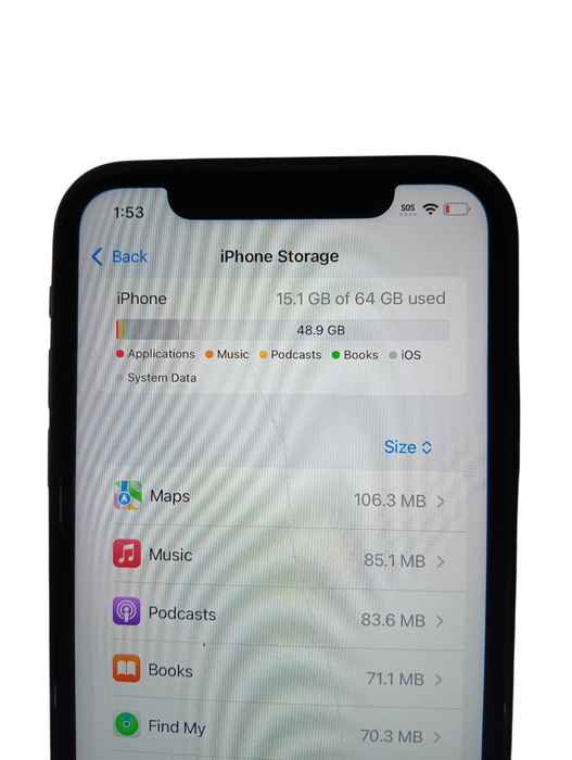 Apple iPhone XR - 64GB - Black [A1984] Read