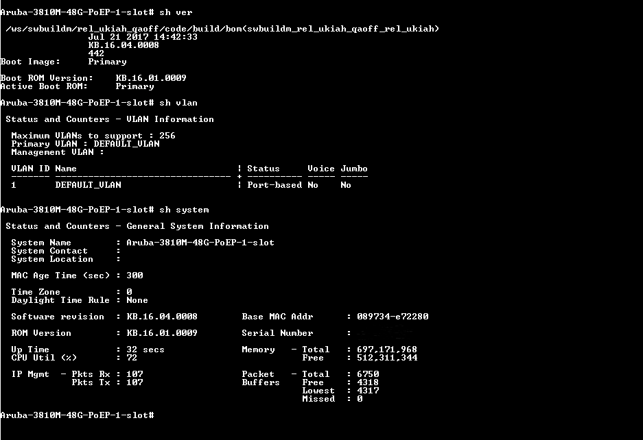 HP Aruba 3810M JL074A 48-Port PoE+ Managed Switch w/ JL083A 10Gb SFP