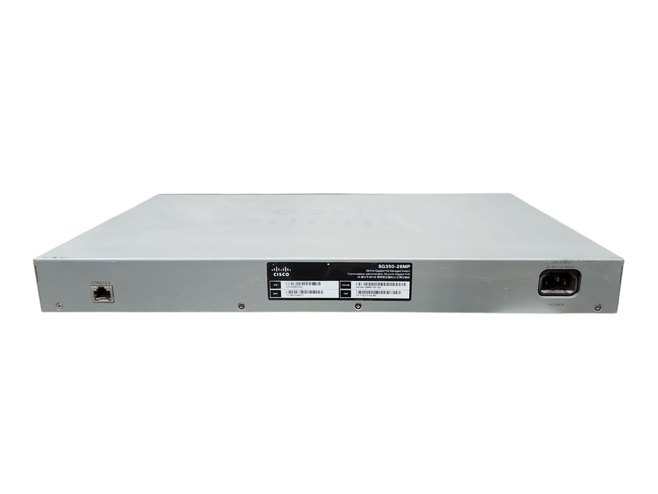Cisco SG350-28MP-K9 V04, 28-Port Gigabit PoE Managed Switch, 4x SFP
