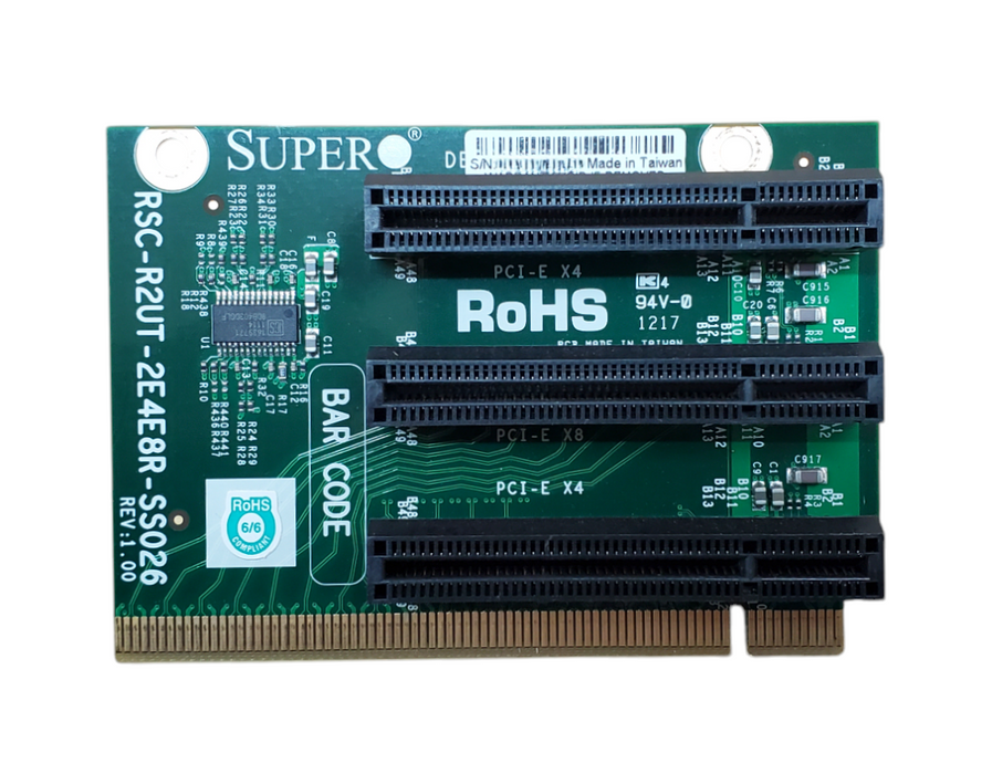 Supermicro RSC-R2UT-2E4E8R-SS026 REV: 1.0 | PCI Riser Card