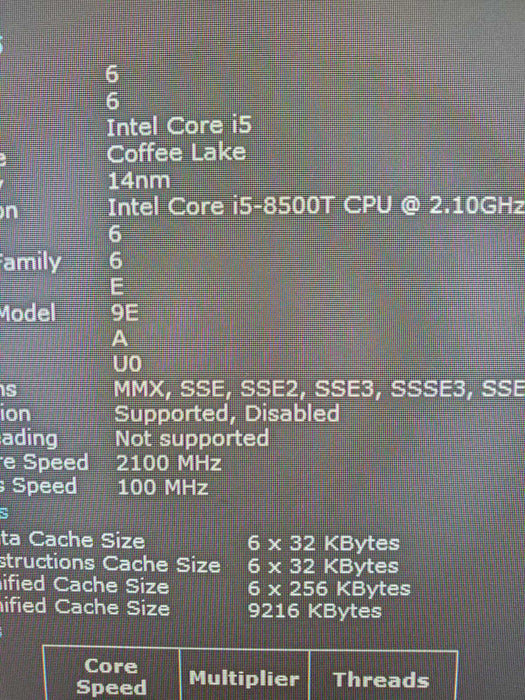Dell OptiPlex 3060 USFF PC Core i5-8500T 16GB RAM 256GB NVME 1TB HDD WIFI