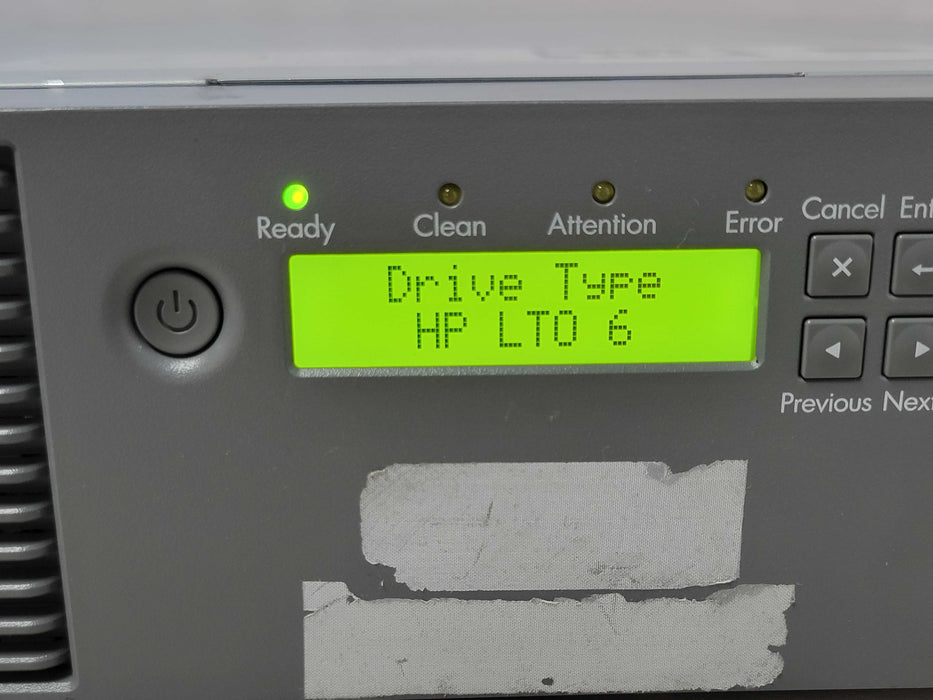 HP Storageworks MSL2024 Tape Library with 1x LTO-6 FC, READ _