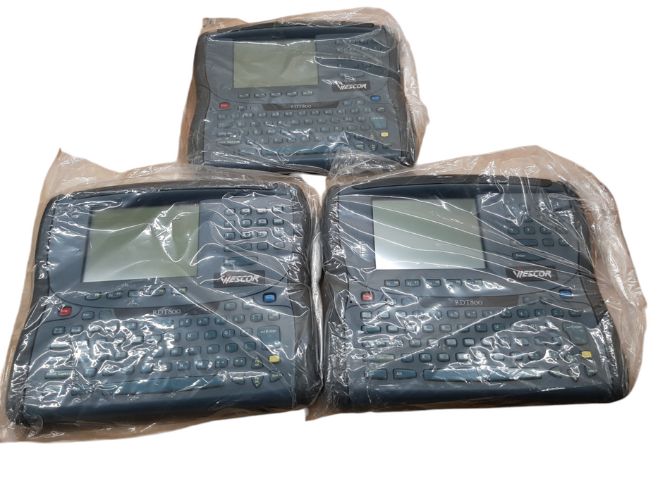 Lot 3x Wescor RDT800 Rugged Data terminal