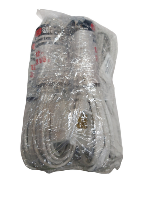 LOT 5x Indoor Extension Cord - 3 Outlet - 12 ft - 16 Gauge P/N 89010