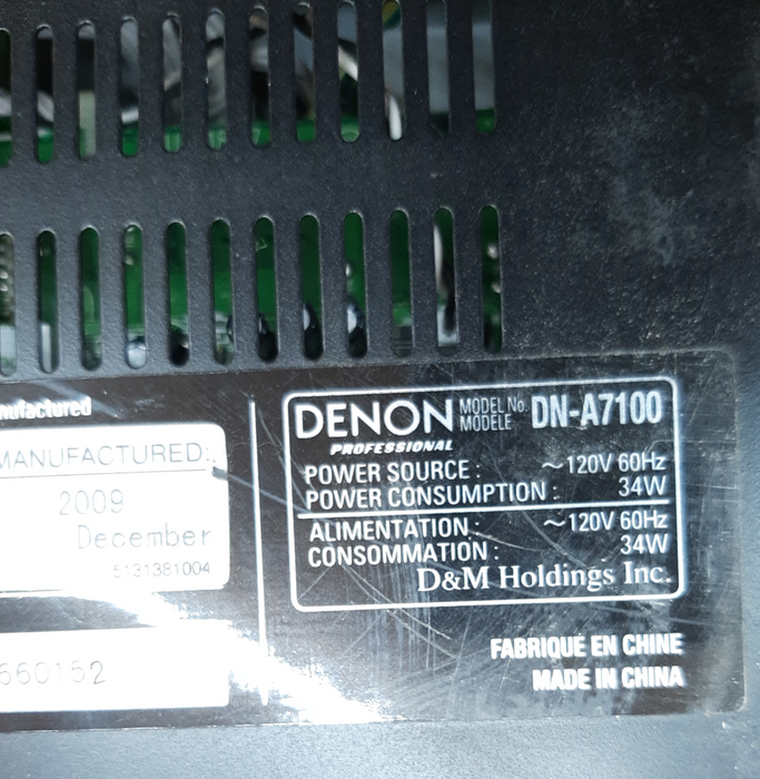 Denon Professional DN-A7100 Pre-Amplifier, 2x HDMI, Dolby Digital, SRS, DTS