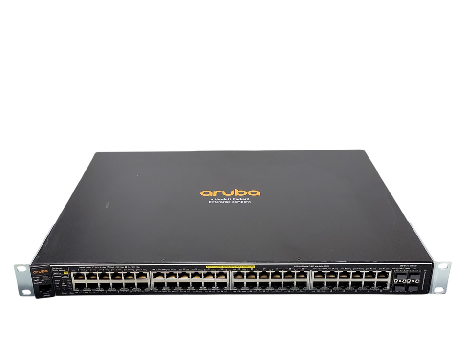 ARUBA J9772A 2530-48G PoE+ 48 PORT ETHERNET SWITCH W/ RACK EARS _