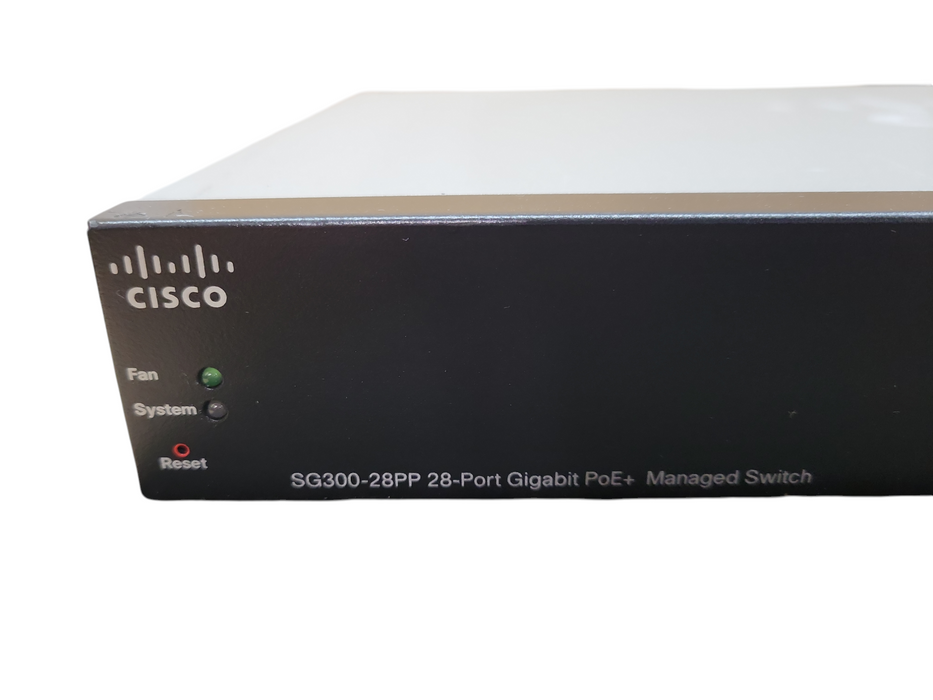 Cisco SG300-28PP-K9 V04 | 28-Port Gigabit PoE+ Managed Switch w/ 2x SFP !
