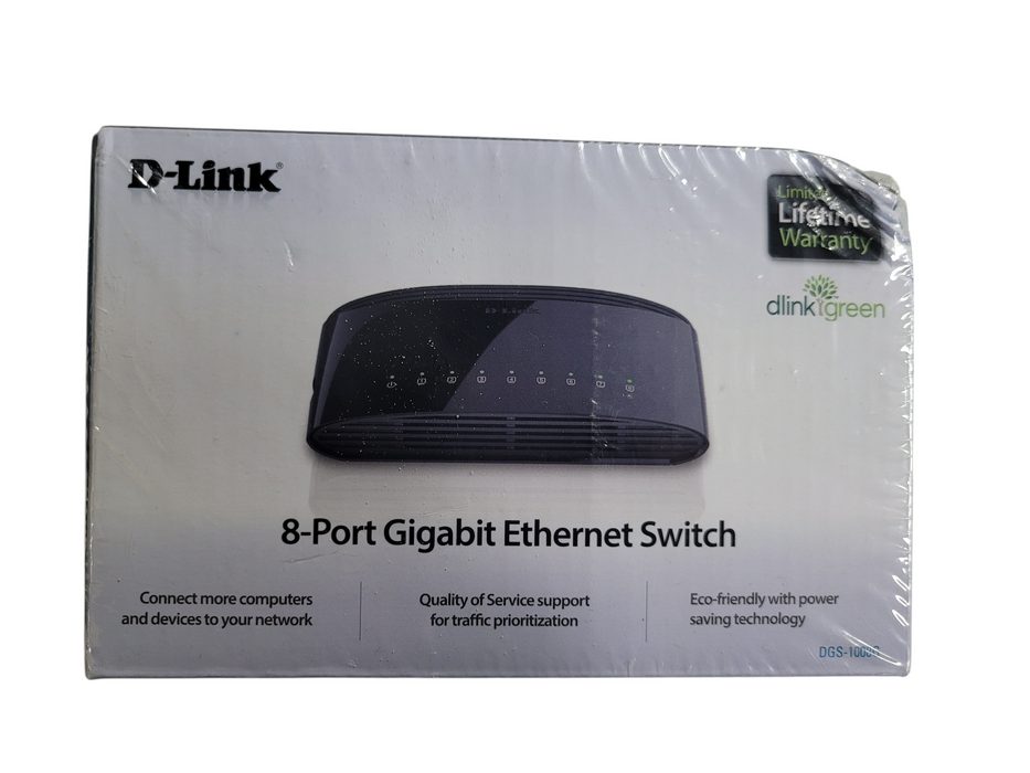 D-Link DGS-1008G 8-Port Gigabit Ethernet Switch
