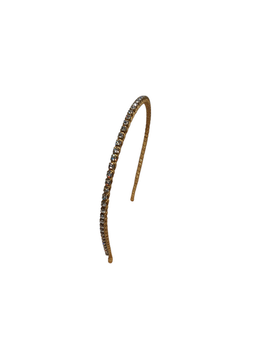 Jennifer Behr Gold Rhinestone Bridal Headband =