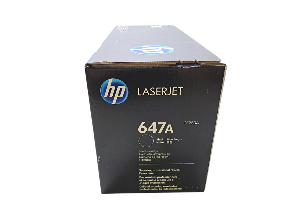 New | Genuine HP LaserJet 647A CE260A Black Toner Cartridge Q