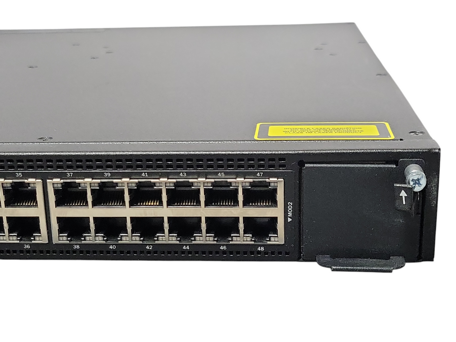 Brocade ICX7450-48P 48 Port PoE+ Gig Switch w/ Dual AC, READ _