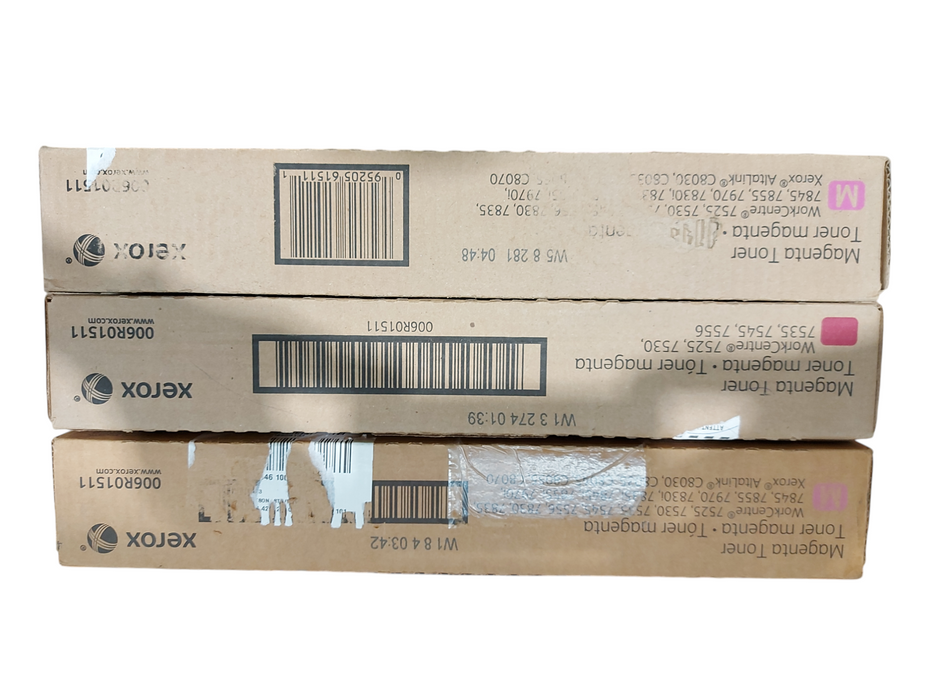 LOT 3x Xerox 006R01511 Magenta Toner Cartridge Genuine, Sealed