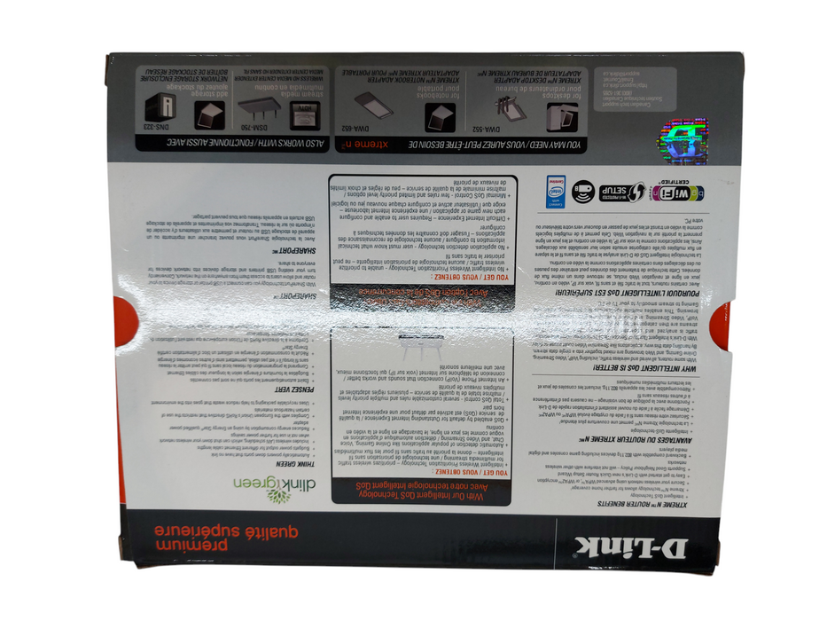 D-Link DIR-655 Xtreme N Gigabit Router - 6 X Range - 14X Speed