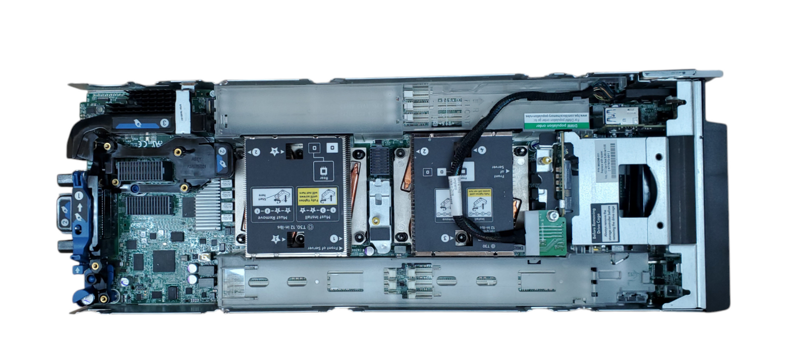 HPE ProLiant 460c Series Gen 10 Blade Server - Barebones + Heatsinks