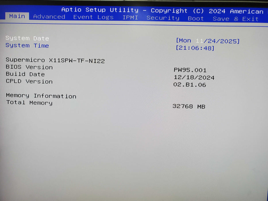 Nutanix/Supermicro 1U, Xeon Silver 4116 2.10GHz, 32GB DDR4, 2x PSU, READ