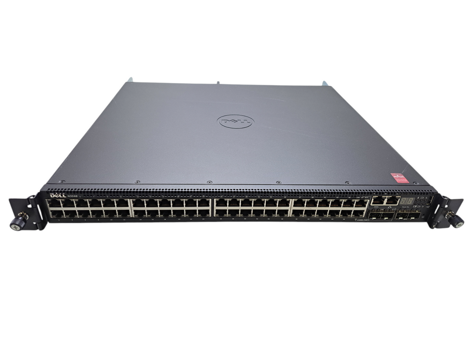 Dell N3048 | 48-Port Gigabit, 2x 10G SFP+ Managed Switch w/ Rails & 2x PSU )