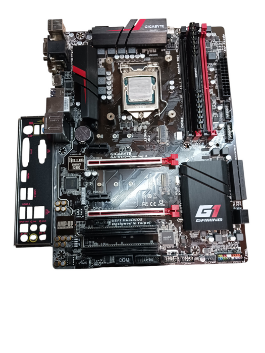 Gigabyte GA-H170-Gaming 3 Motherboard & Intel i7-6700K 4GB DDR4 I/O Shield