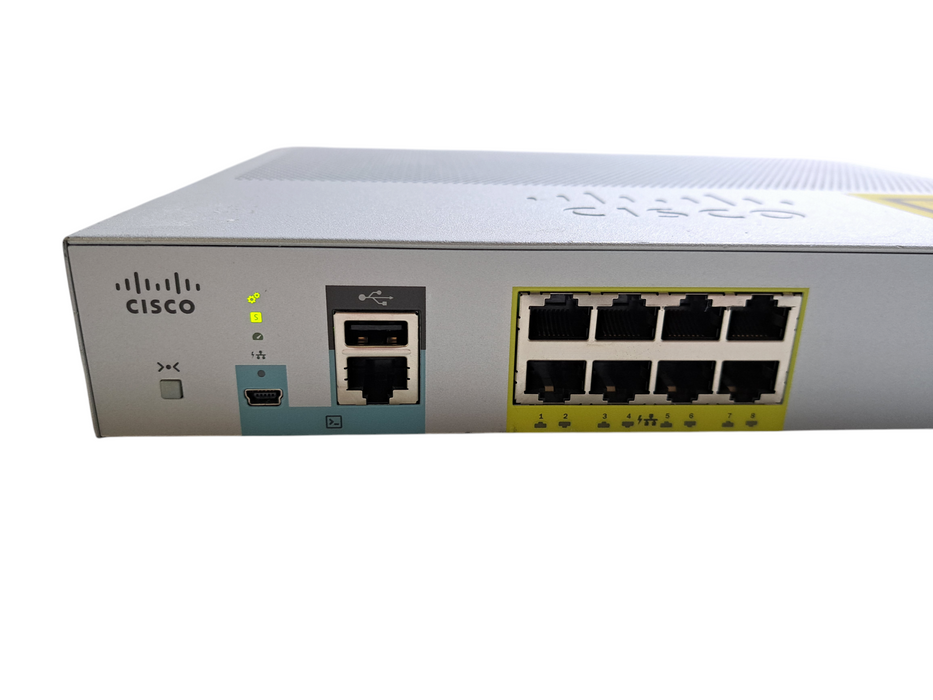 Cisco WS-C2960L-8PS-LL | 8-Port Gigabit PoE+ 2x SFP Silent Managed Switch )