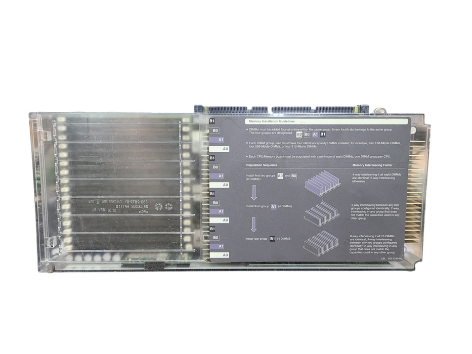 Sun Microsystems Memory Expansion Chassis P/N LBL-263-1241-02 *NO RAM* Q
