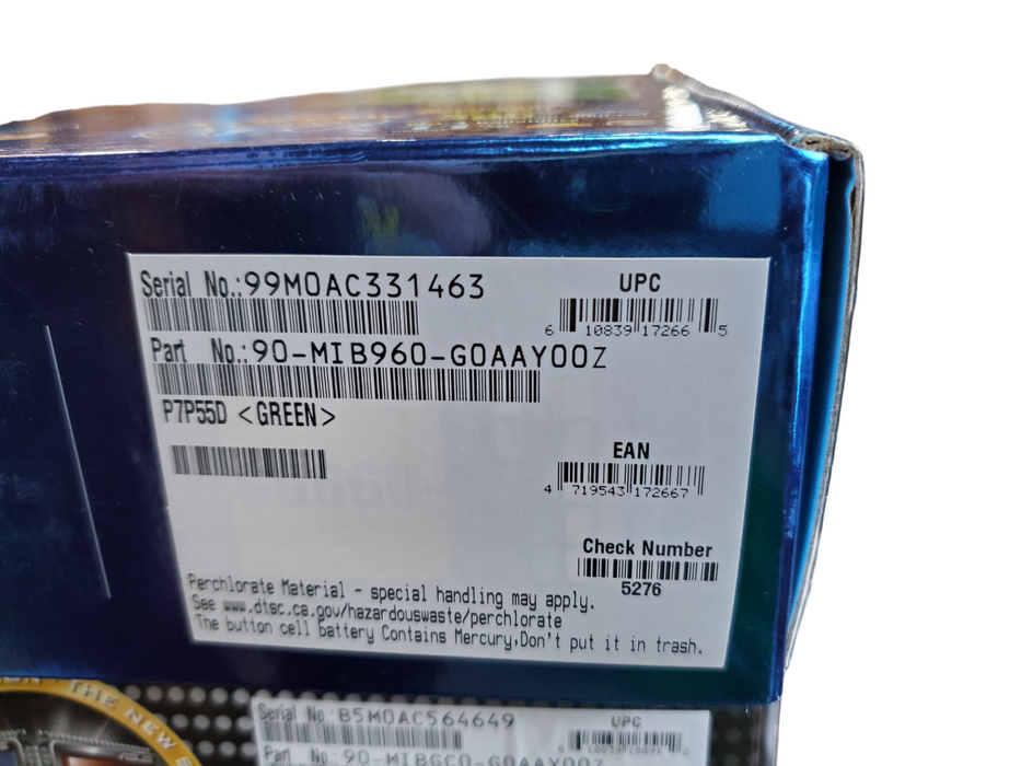 ASUS P7P55D Socket 1156 DDR3 LGA1156 Motherboard Intel P55