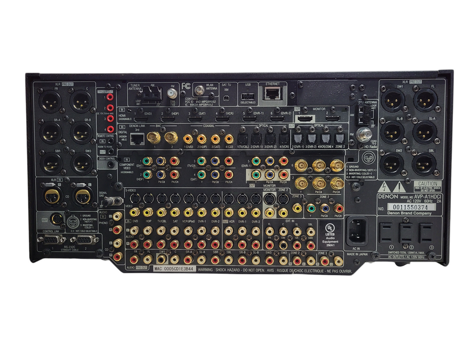 Denon AVP-A1HDCI Black AV Preamp Processor HDMI THX XLR No remote $