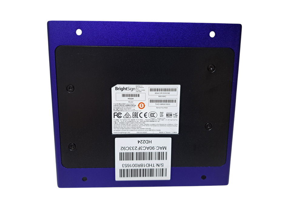 Brightsign HD224 Digital Signage Media Player HDMI 4K | Factory Reset